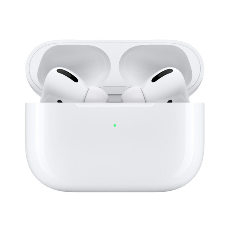 Apple Airpods Pro, earphone, apple headphone white, wireless charging case.