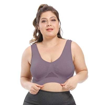 Women Plus Size Seamless Bra