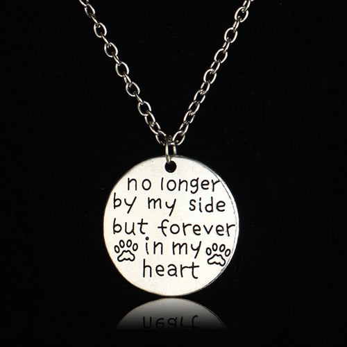 No Longer By My Side Pendant Necklace