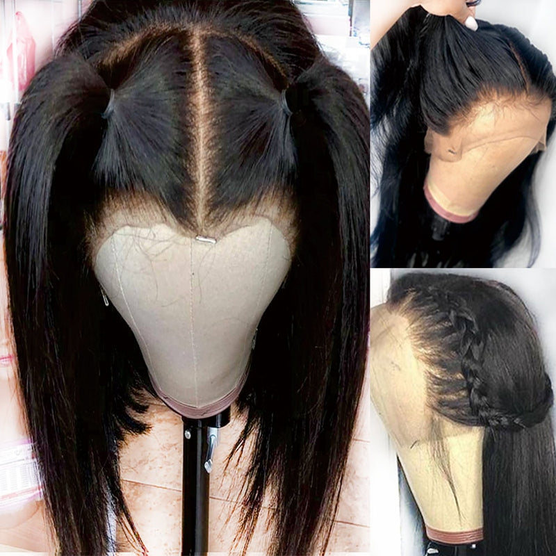 Straight 360 Lace Frontal  Brazilian Straight Wig